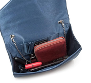 Elegant Suede Clutch Bag for Women – Shoulder or Crossbody Evening Handbag