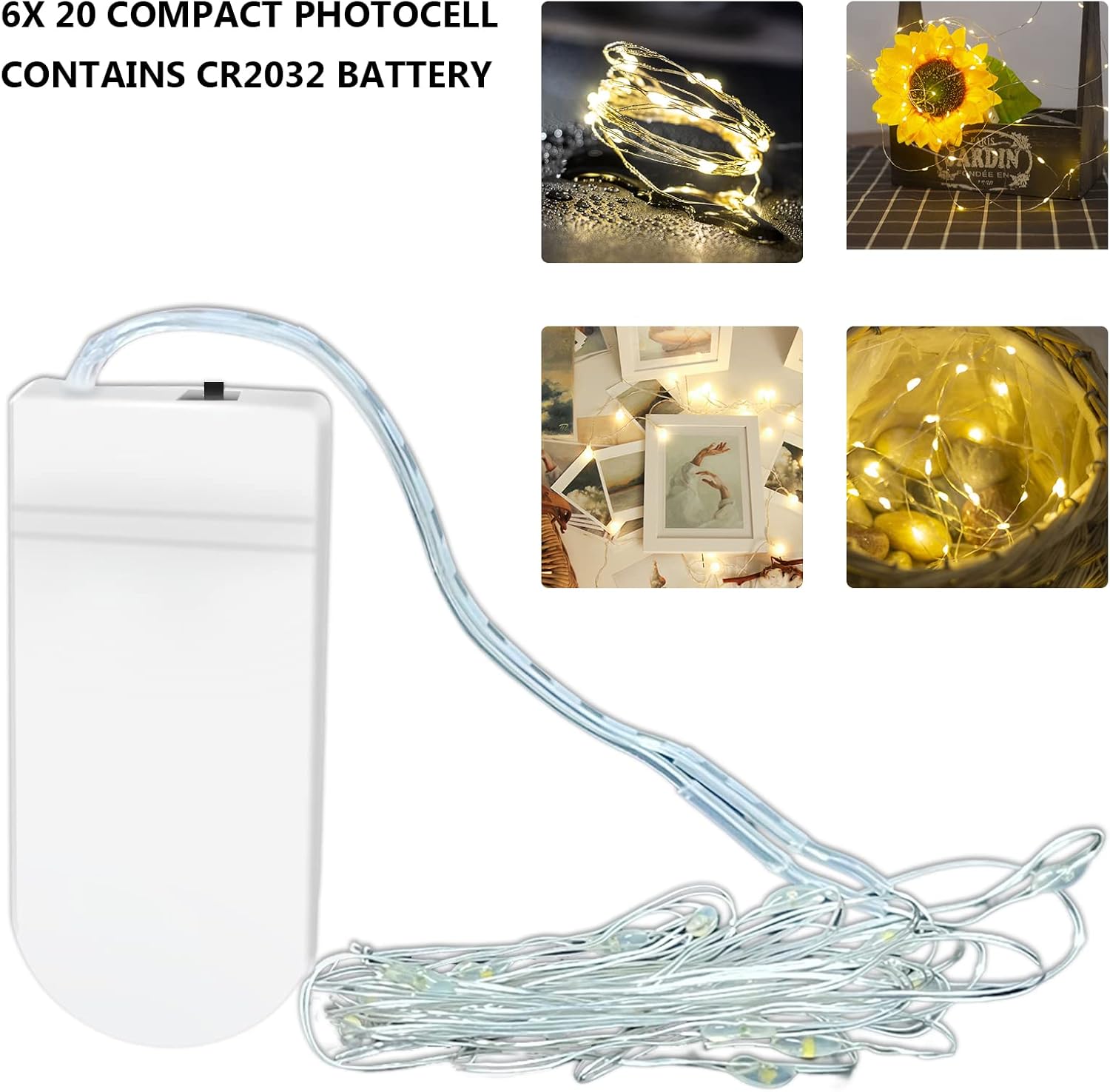 10 Pack LED Fairy Lights – 3M, Battery, Waterproof