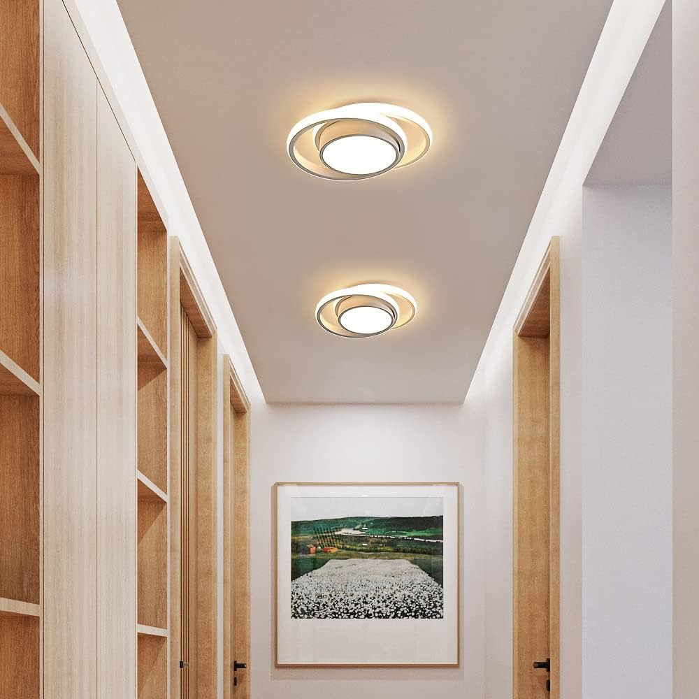 30W LED Ceiling Light, 2350LM Round Flush Mount, 3 Colour Dimmable for Bedroom, Kitchen & Hallway