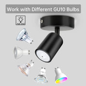 Adjustable Spot Light with GU10 Socket