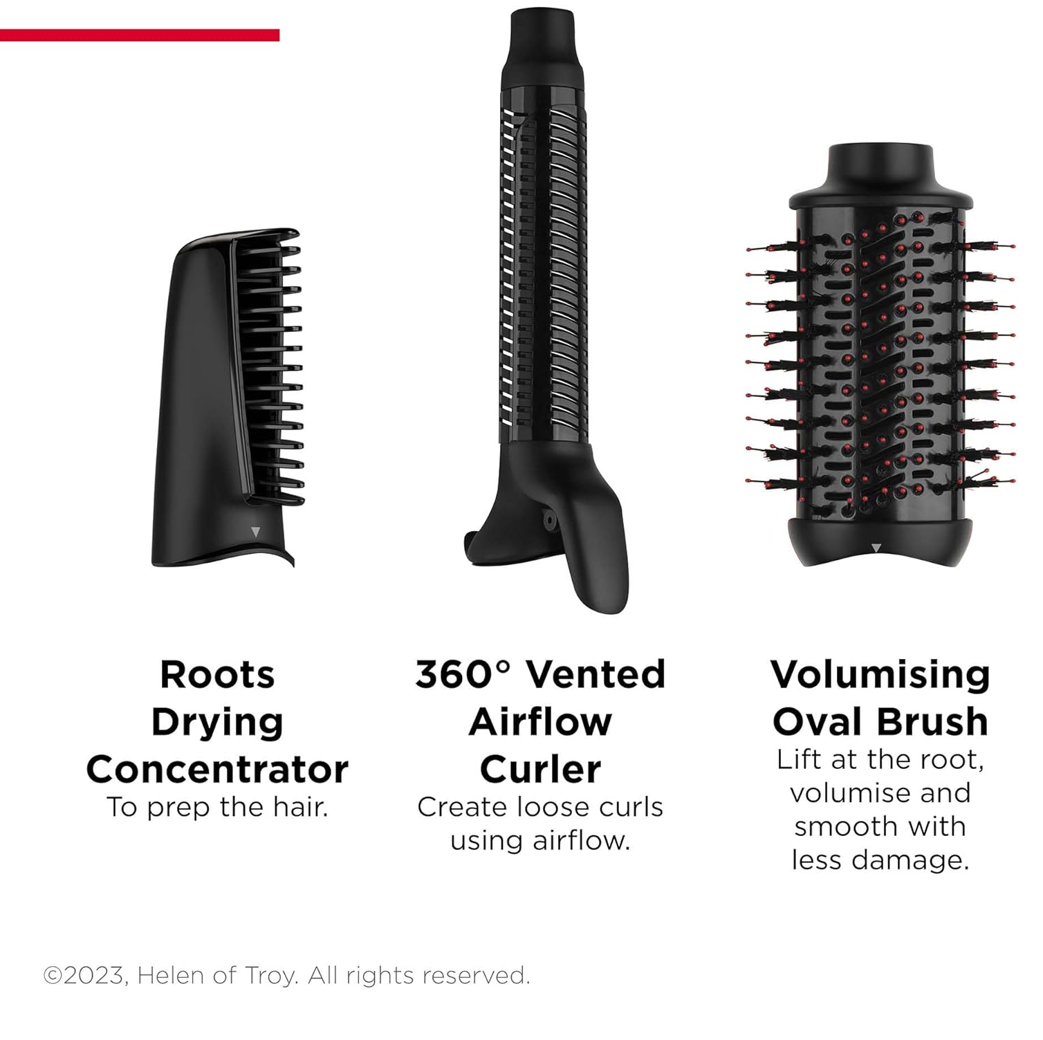 3-in-1 One-Step Blow-Dry Multi Styler – Dryer, Curler & Volumiser with Attachments