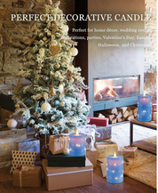 Flameless LED Candles with Starry String Lights – 3-Pack Real Wax, Remote & Timer Function