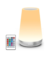 Touch LED Night Light with Remote and RGB Colours
