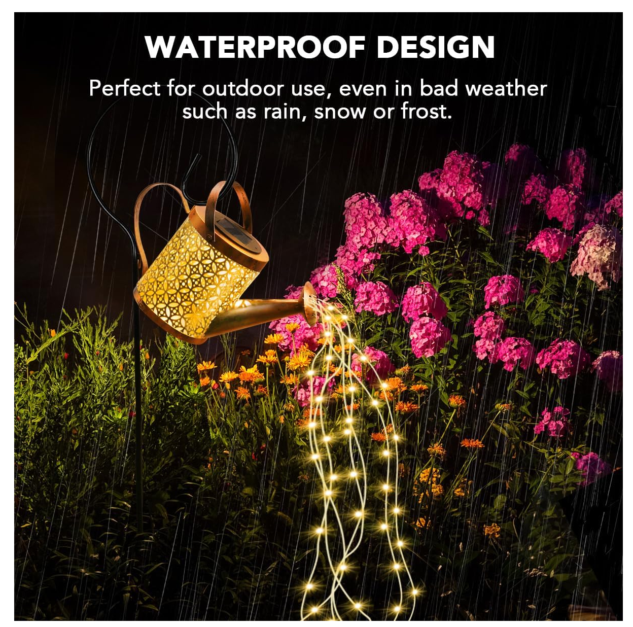 Solar Watering LED Fairy Lights