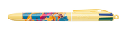 4-in-1 Retractable Ballpoint Pens – 5 Pack Multi-Coloured 1.0mm Ink Pens