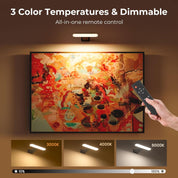 2 Pack Wireless Rechargeable Picture Lights with Remote Control