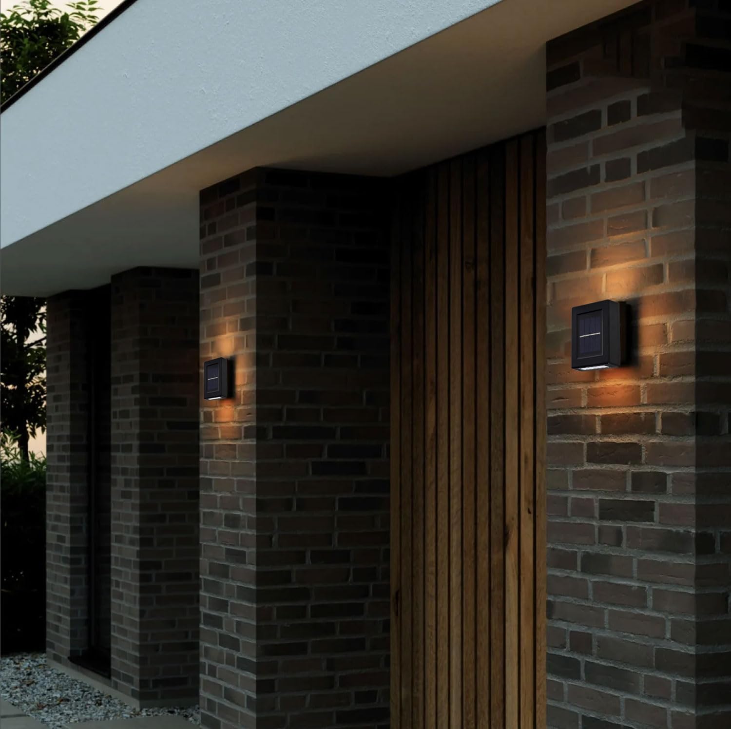 4 Pack Solar Wall Lights