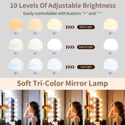 3 color mode vanity lights

