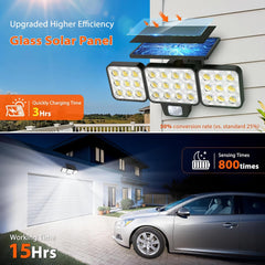 Solar Security Lights Outdoor Motion Sensor 3500LM IP65