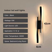 Modern 50cm LED Wall Lamp – Warm White Indoor Wall Sconce
