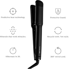 Wide Iron Hair Straightener Gift Set – Ceramic Floating Plates with Variable Heat 100°C–200°C