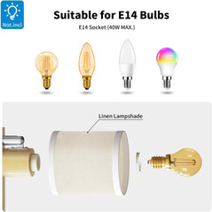 3-Way Kitchen Ceiling Spotlight with Adjustable Wooden Bar