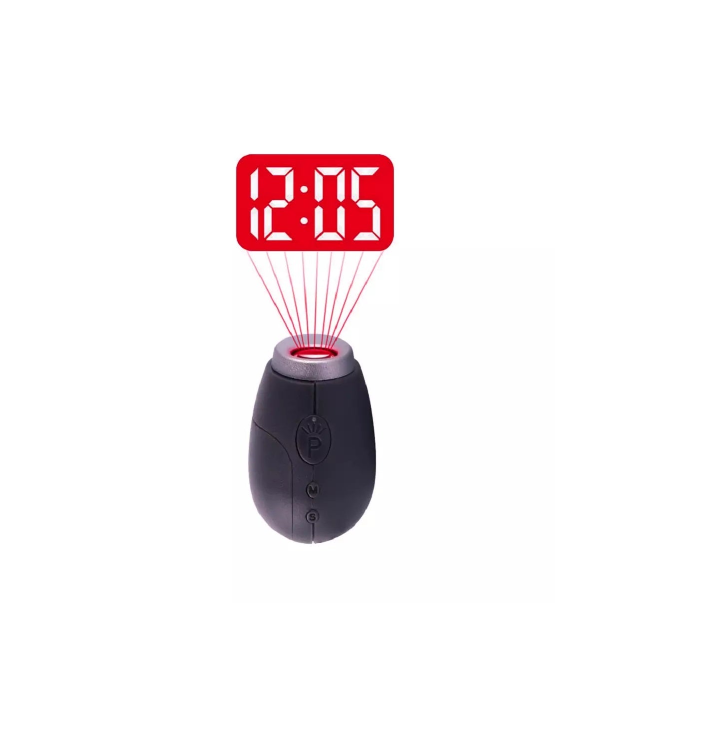 LCD LED Digital Projection Alarm Clock Time Temperature Projector