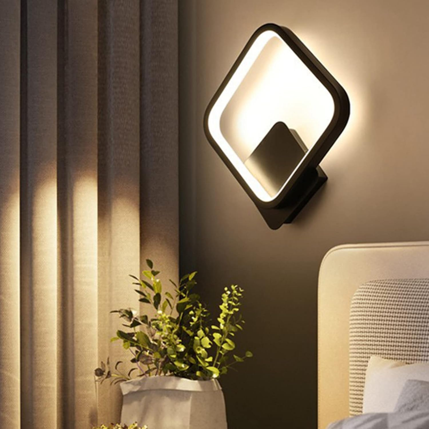 LED Round Wall Lamp with Deer Design