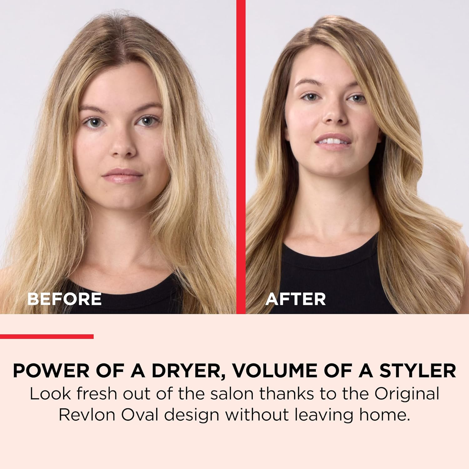 One-Step Hair Dryer & Volumiser – 2-in-1 Ionic Ceramic Blow Dry Brush with Comb