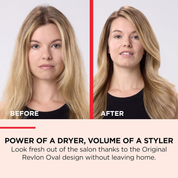 One-Step Hair Dryer & Volumiser – 2-in-1 Ionic Ceramic Blow Dry Brush with Comb