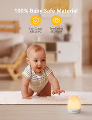 Baby Night Light - 2500mAh, Touch Control, Timer, LED Egg Lamp for Kids