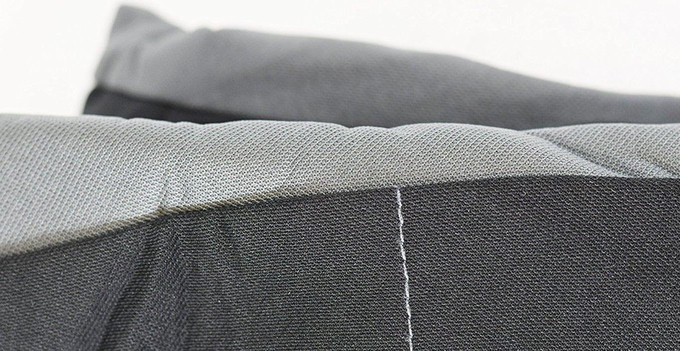 ‘Merton’ Black & Grey Universal Car Seat Cover Set – Airbag Safe, Machine Washable, Elastic Fit