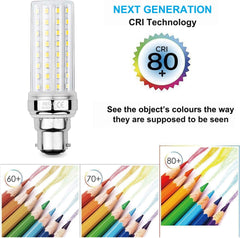 20W LED Corn Bulbs, 150W Incandescent Bulbs Equivalent, 3000K Warm White, 2300Lm, B22 Bayonet Cap Light Bulbs, 3-Pack