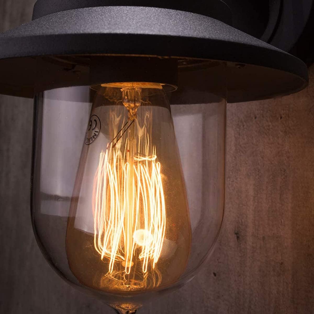 Black Vintage Outdoor Wall Light