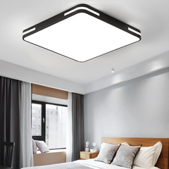 36W Modern LED Ceiling Light Square Panel Down Lights For Bathroom, Hallway - Color Black