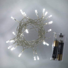 Battery Operated Fairy Lights with 20 Warm White LEDs – Flexible String Lights for Home, Parties, and Decorations