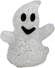 9cm Ghost Light - Soft Glow with Color-Changing LEDs, Battery Operated. Cute Halloween decoration for indoor parties and gifts (Green/White Ghost).