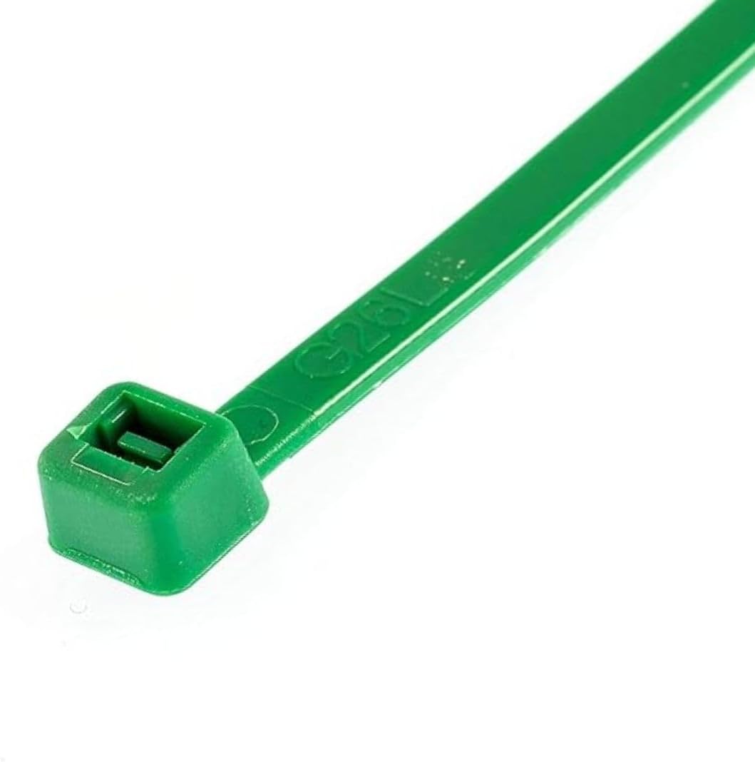Gocableties Green Nylon Cable Ties 300mm x 3.6mm – Pack of 1000