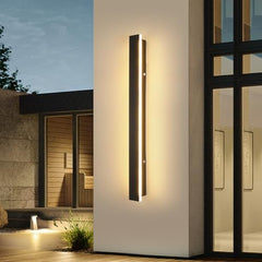 Outdoor Modern Wall Light - 60CM, 18W 1100LM Long Strip Wall Sconce with 3000K Warm White Light, IP65 Rainproof for Porch, Garden, Patio, and Garage