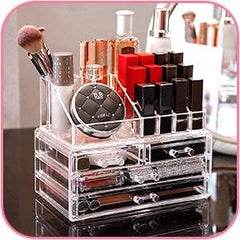 Clear Acrylic Cosmetic Organizer Drawers – Jewelry & Makeup Storage Case