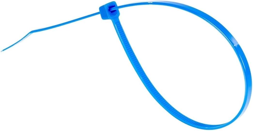 Gocableties Blue Cable Ties, 300mm x 3.6mm, Bulk Pack of 1000, 12” Premium Nylon Zip Ties, Multi-Purpose Plastic Tie Wraps, Secure Self-Locking Mechanism, for Home, Garden, Office and DIY
