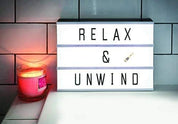 A4 Cinematic Light Box with 105 Letters & Colour Emojis