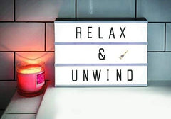 A4 Cinematic Light Box with 105 Letters & Colour Emojis
