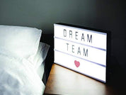 A4 Cinematic Light Box with 105 Letters & Colour Emojis