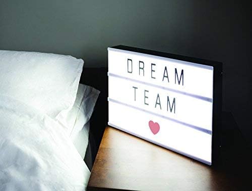 A4 Cinematic Light Box with 105 Letters & Colour Emojis