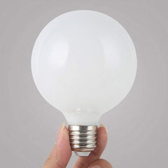 G80 E27 LED Bulb 5W 220V Cool White Glass Light, Energy Saving Decorative Globe Lamp for Home and Office