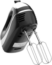 VonShef Hand Mixer Electric Whisk 300W – 5 Speed Food Mixer with Turbo Boost – Black
