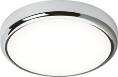 LED Bathroom IP65 14W CCT Adjustable Wall or Ceiling mounting Bulkhead Fitting with Chrome Trim 315mm BT14ACTCH