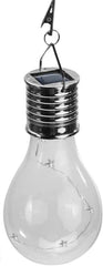 Solar Hanging Camping Lights Garden Yard Pathway Waterproof LED Light Bulb (White)