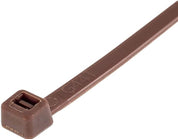 Gocableties Brown Cable Ties, 300mm x 3.6mm, Bulk Pack of 1000, 12” Premium Nylon Zip Ties, Multi-Purpose Plastic Tie Wraps, Secure Self-Locking Mechanism, for Home, Garden, Office and DIY