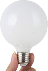 G80 E27 LED Bulb 5W 220V Cool White Glass Light, Energy Saving Decorative Globe Lamp for Home and Office