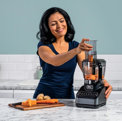 Ninja BN650UK Food Processor – 4 Programs, 2.1L Bowl, 850W, Black