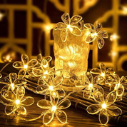 Purple Butterfly Fairy Lights