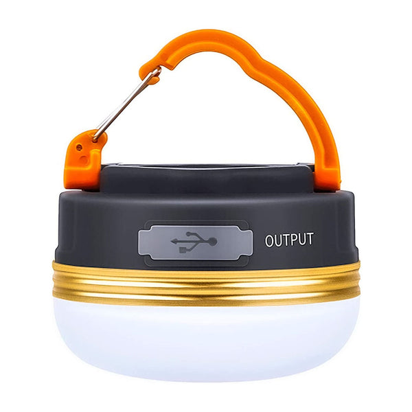 USB Rechargeable Camping Lantern - 3 Modes, Power Bank, Magnetic Base & Hook, Waterproof Outdoor Lamp