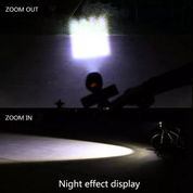 LED Mountain Bike Lights Rechargeable 50000LM Bicycle Torch Front &Rear Lamp Set