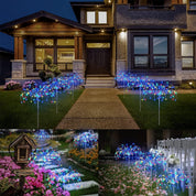 Solar Fireworks Lights Outdoor – 4 Pack, 420 LED, 8 Modes, Waterproof