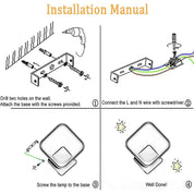 12W LED Wall Light Sconce