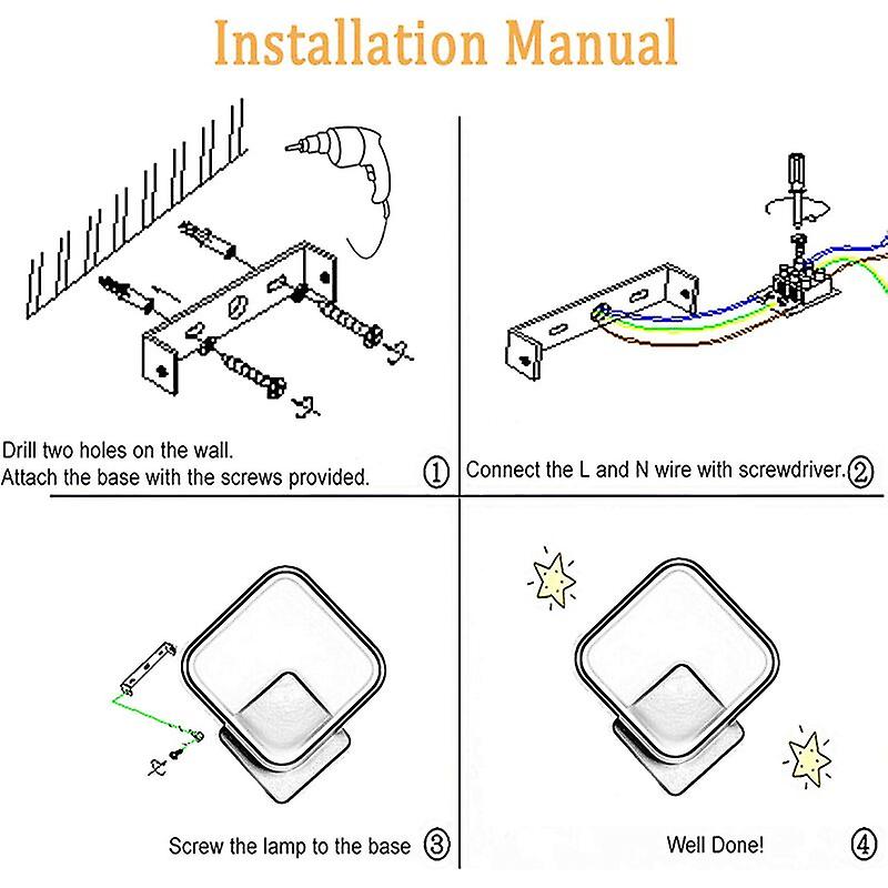 12W LED Wall Light Sconce