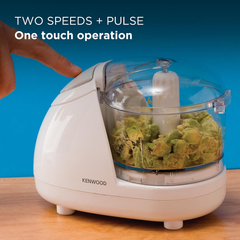 Kenwood CH180B Mini Chopper – 0.35L, 2 Speeds, 300W, Dishwasher Safe