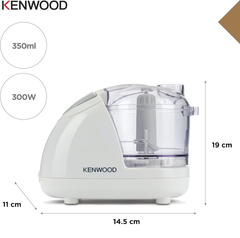 Kenwood CH180B Mini Chopper – 0.35L, 2 Speeds, 300W, Dishwasher Safe